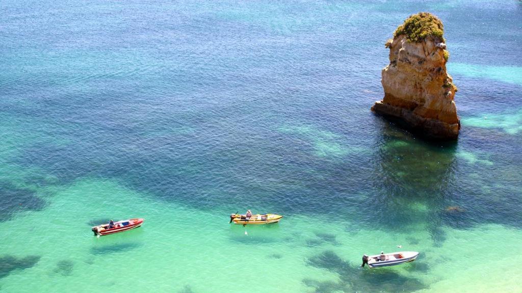 Bel Appartement Au Bord De La Mer De Porto De Mos ラゴス エクステリア 写真